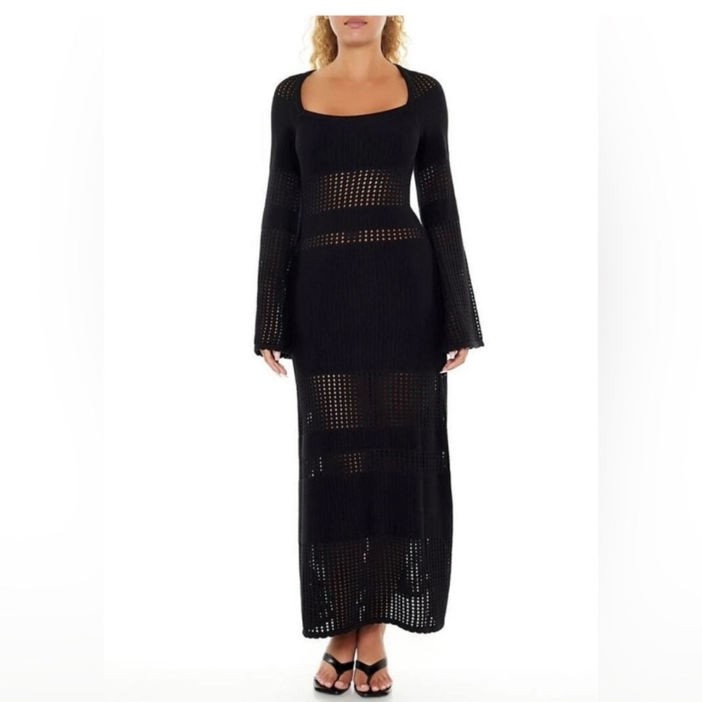 Forever 21 Black Sweater dress